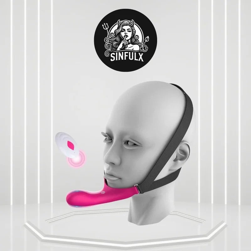 MaskedEuphoriaStrap-OnVibratingDildo
