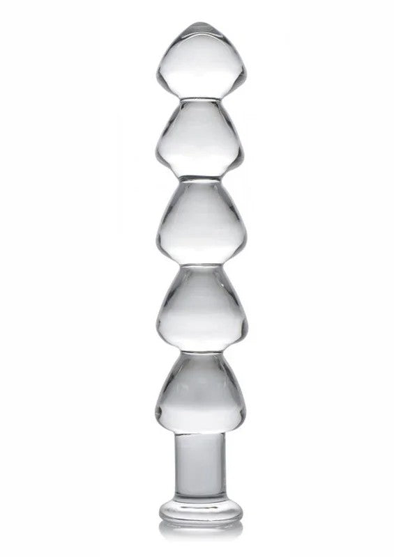 MasterSeriesDropsAnalLinksGlassDildo