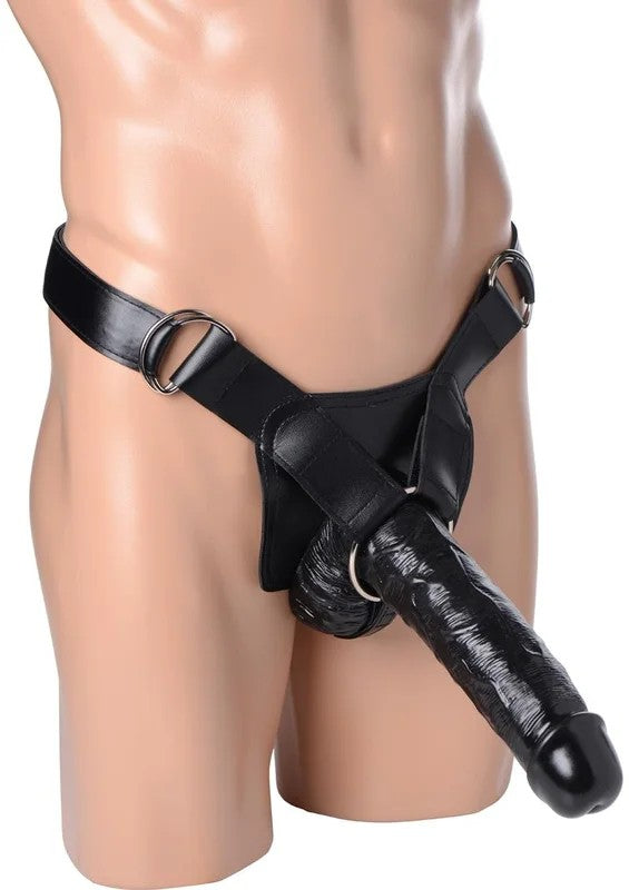 MasterSeriesInfiltratorHollowStrap-On+10inDildo