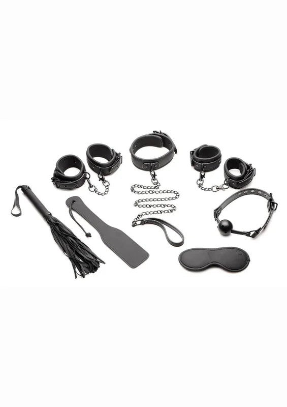 MasterSeriesMasterOfKinkPuLeatherDeluxeBondage