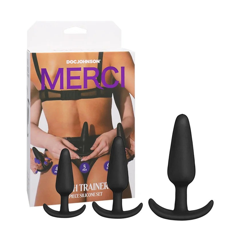 MerciTushTrainerButtPlugs3PCS