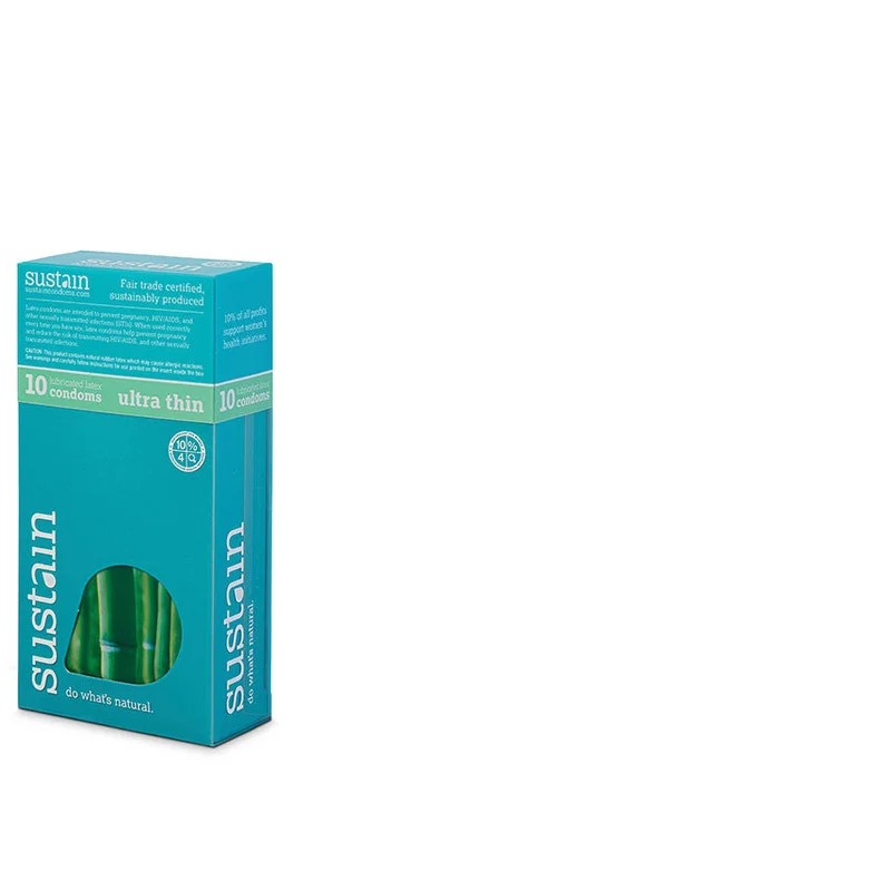SustainLubricatedUltraFitCondoms–10Pack