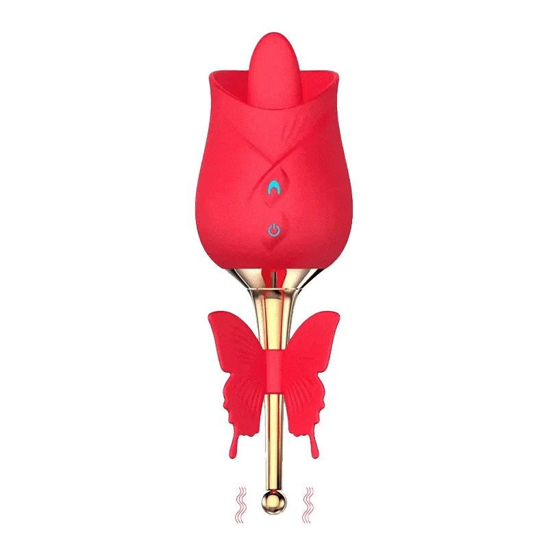 10-FrequencyVibrationTongueLickingRoseVibrator