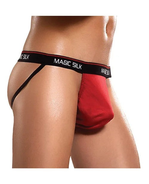 100%SilkJockStrapRed