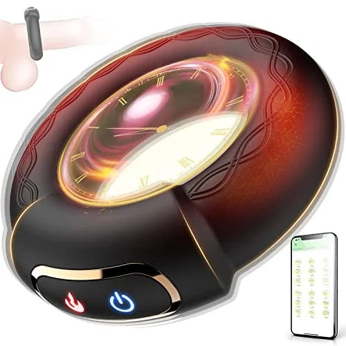 10VibrationsModeswithHeatingFunctionPenisRingVibrator