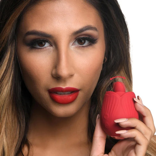 10XFrenchRoseLickingandVibratingStimulator