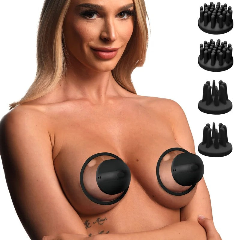 10XRotatingNippleSuckerswith4Attachments