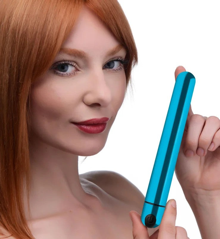 10XSlimMetallicBullet–Blue