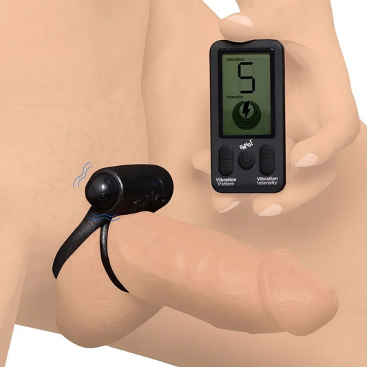 25XVibratingSiliconeCockRingwithRemoteControl