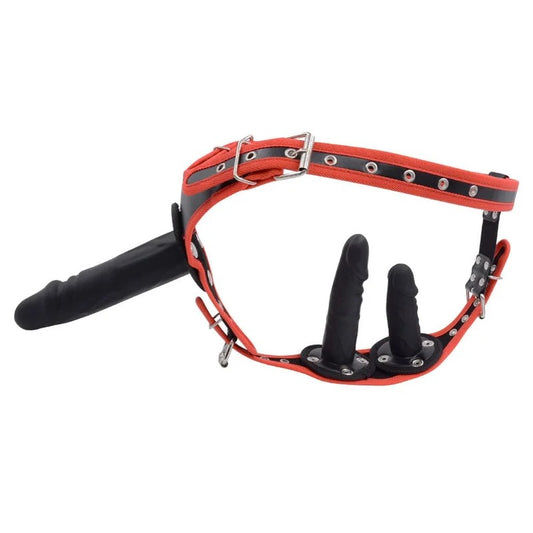 3.94‘’–6.89‘’WearableRemovableSiliconeG-SpotStimulatingPenisDildo