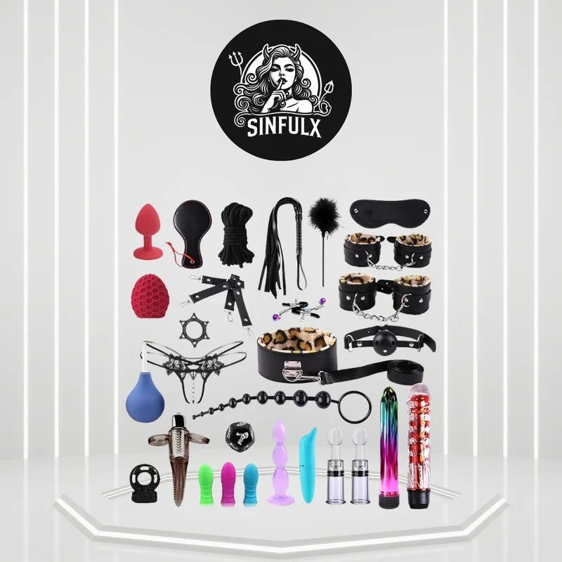 30-PieceCompleteBDSMSexPlayKit