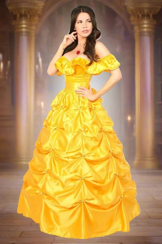 3PieceFairytaleBeautyCorsetCostumeinSizeS,M,L,XL,2X,3X,4X,5X,or6X