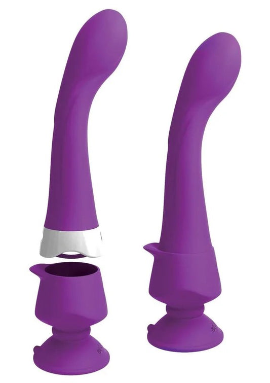 3SomeWallBangerGSiliconeRechargeableVibratorwithRemoteControl
