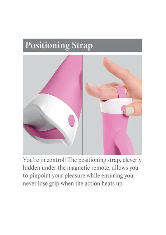 3SomeWallBangerRabbitSiliconeVibratorUSBRechargeableSuctionCupWirelessRemoteSplashproof