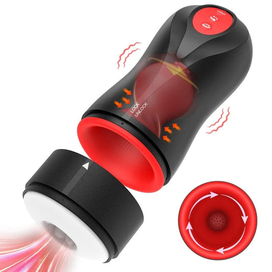 3Swirling5Tightening10VibrationMaleBlowjobStroker