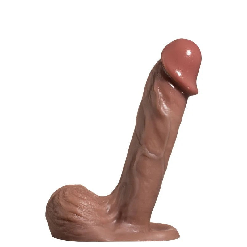 4.5″TomRealisticSiliconeDildo–Mocha