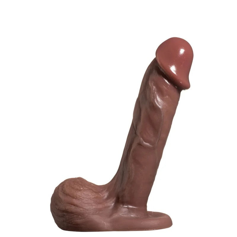 4.5″TomRealisticSiliconeDildo–Chocolate