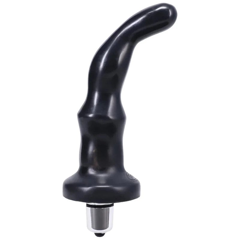 4.6″ProTouchSiliconeP-Spot&G-SpotDildo–Black