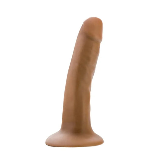 5.5″Dr.SkinSiliconeDr.LucasDildo–Mocha
