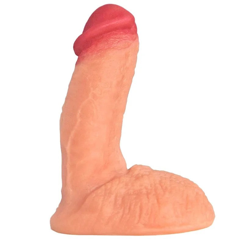 5.5″RealisticSemiPackandPlayDildo–Vanilla