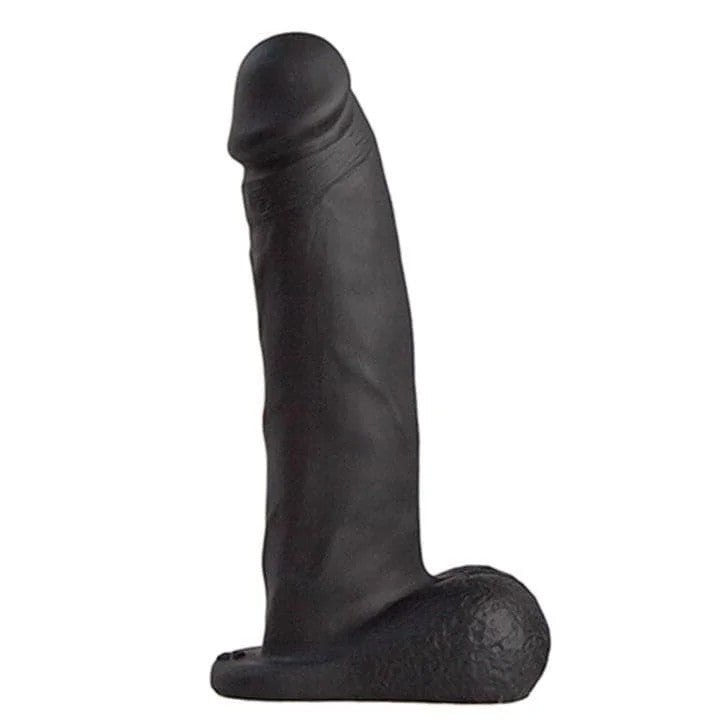 5.75″RealisticSiliconeDildo–Black