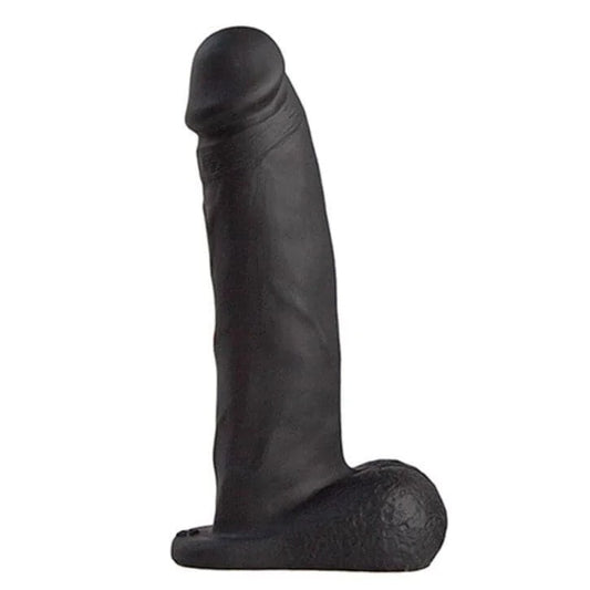 5.75″RealisticSiliconeDildo–Black