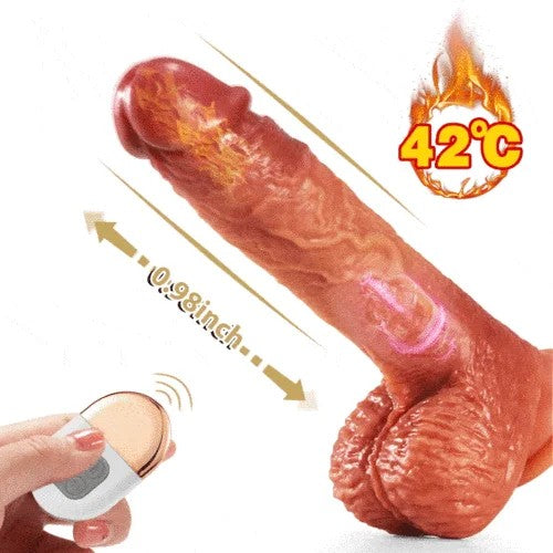 6.3‘’Lurevibe–3-in-1Thrusting5Vibrations42℃HeatingRealisticNon-stickyBlushDildo