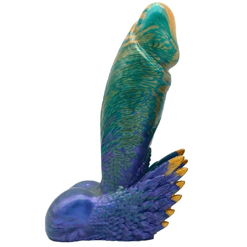6.5″FascinusWingedPhallus–SiliconeDildo–OGPeacockII