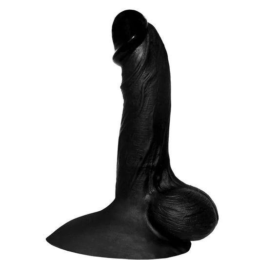 6.7″Flex–DualDensitySiliconeDildo–Black
