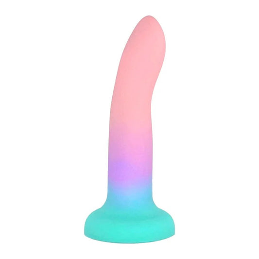 6″RorySiliconeDildo–RainbowTwilight
