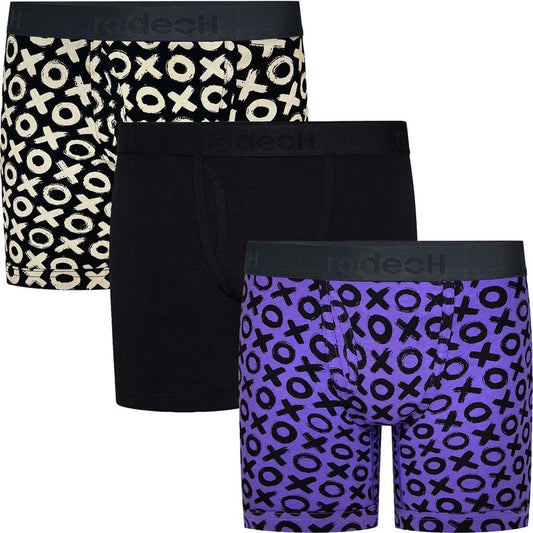 6″ShiftBoxerUnderwear3Pack–“XOXO”–Multipack