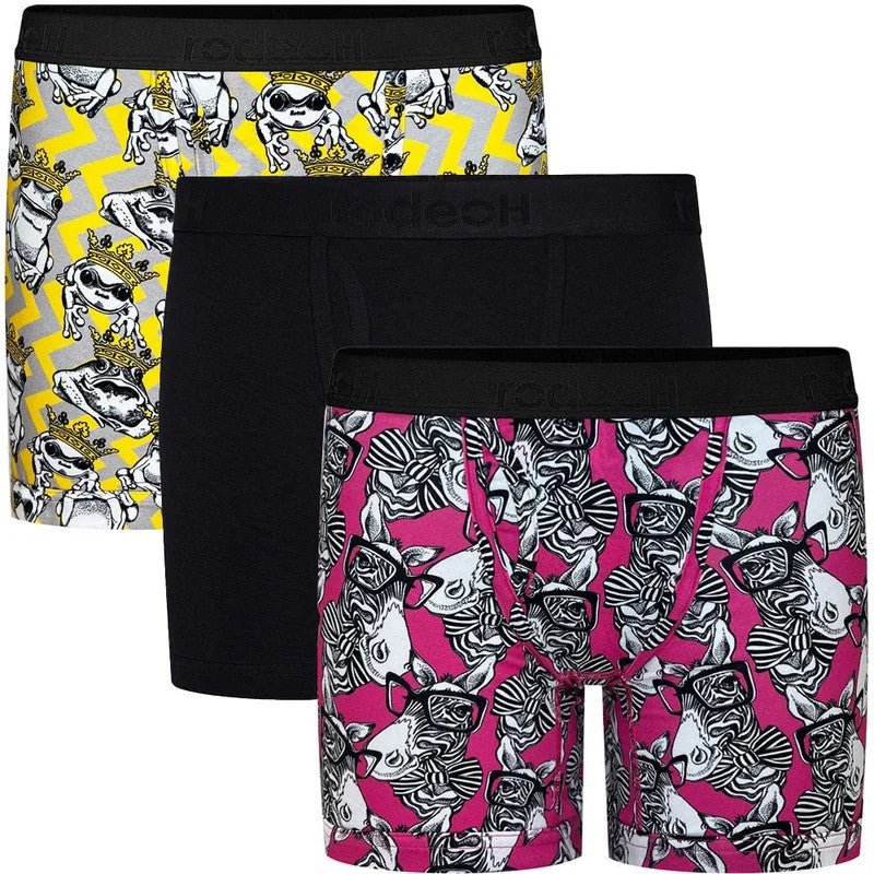 6″ShiftBoxerUnderwear3Pack–Zebras&Frogs–Multipack