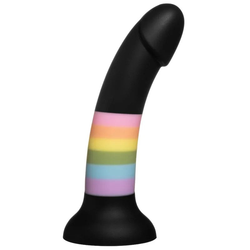 6″SolPrysmSiliconeDildo–Rainbow