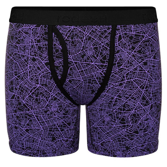 6″TopLoadingBoxerPackingUnderwear–GeometricPurple