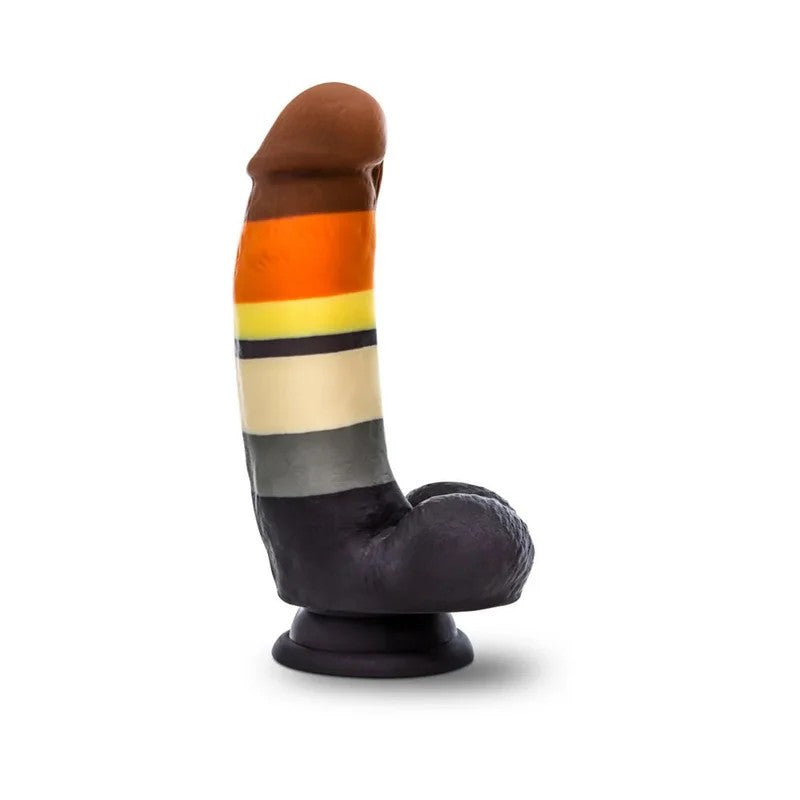 7″BearSiliconeSuctionBaseDildowithBalls