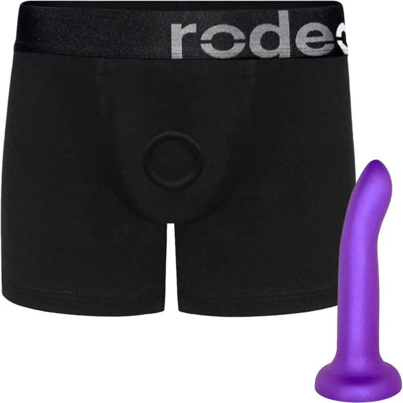 7″RorySiliconeDildoandClassicBoxer+Harness–PackageDeal