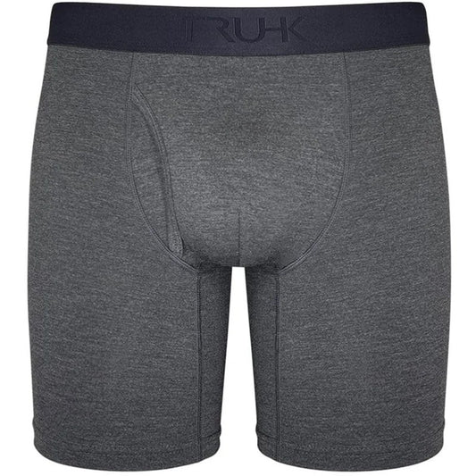 9″TRUHKClassicBoxerSTP/PackingUnderwear–SideOpening–Gray
