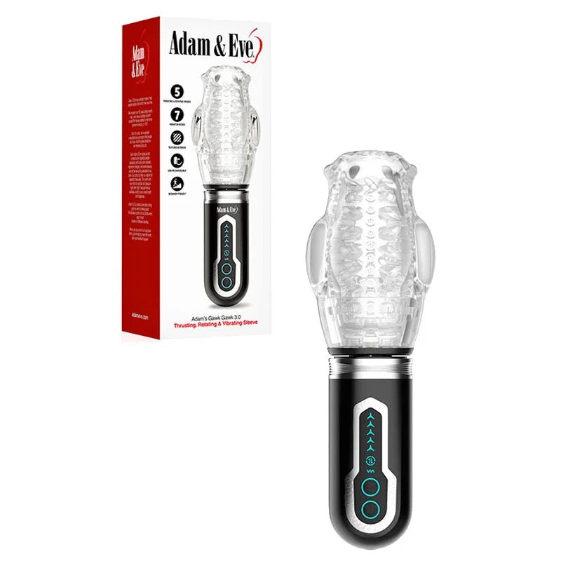 Adam&Eve–Adam’sGawkGawk3.0ThrustingRotating&VibratingSleeveStroker