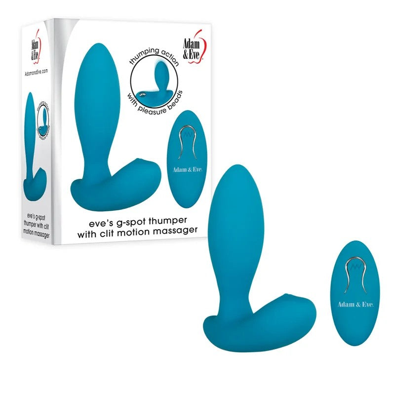 Adam&Eve–Eve’sG-SpotThumperwithClitMotionMassager(Blue)