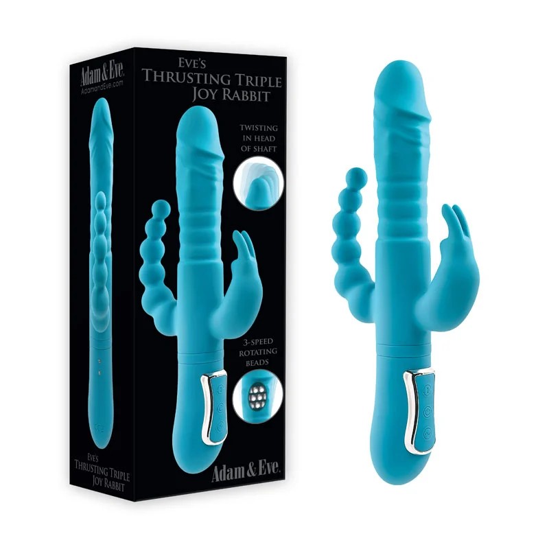 Adam&Eve–EvesThrustingTripleJoyAnalProbeRabbitVibrator(Blue)