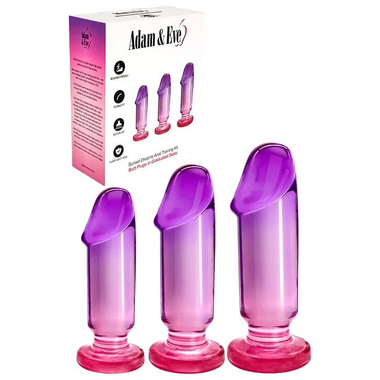Adam&Eve–SunsetDreamsAnalTrainingKit(OmbrePurpleToPink)