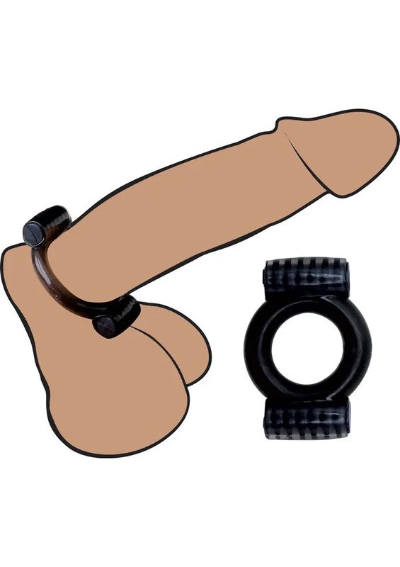 AdamMaleToysCockComboVibratingCockRing