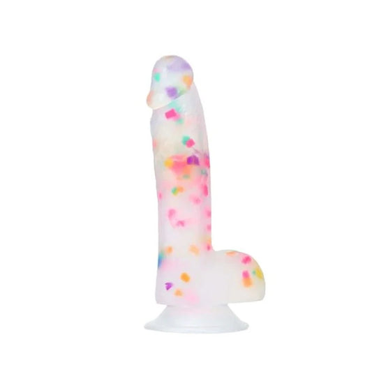 AddictionPartyMartyConfetti7.5inchDildo