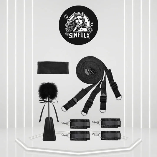 AdjustableBDSMBedRestraintKit