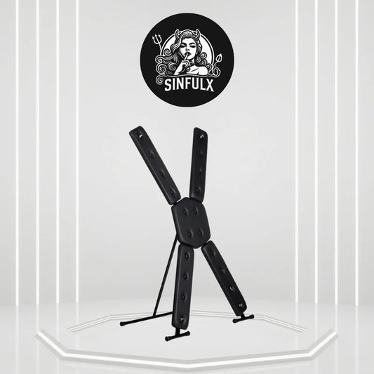 AdjustableFree-StandingBDSMCross–PaddedRestraintFrame