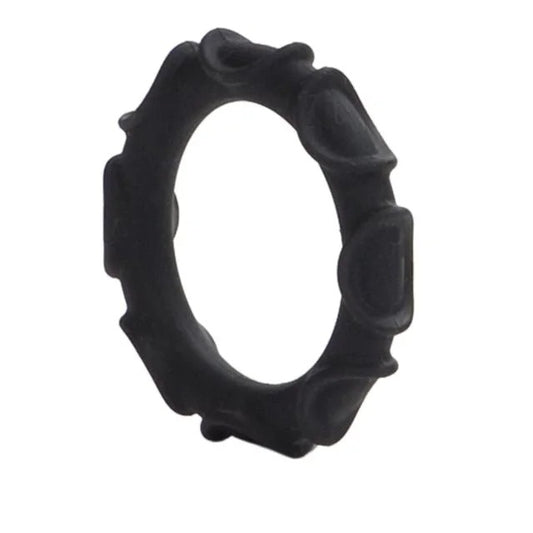 AdonisAtlasSiliconeRing–Black