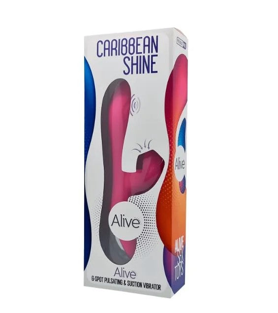 AdrienLastic–Alive“CaribbeanShine”ClitoralSuctionStimulator&Vibrator(Pink)