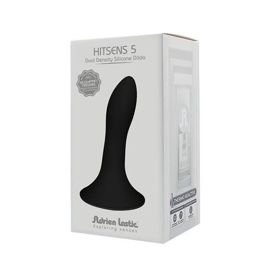 AdrienLastic–DualDensitySilexpan4.5″SiliconeDildo(Black)