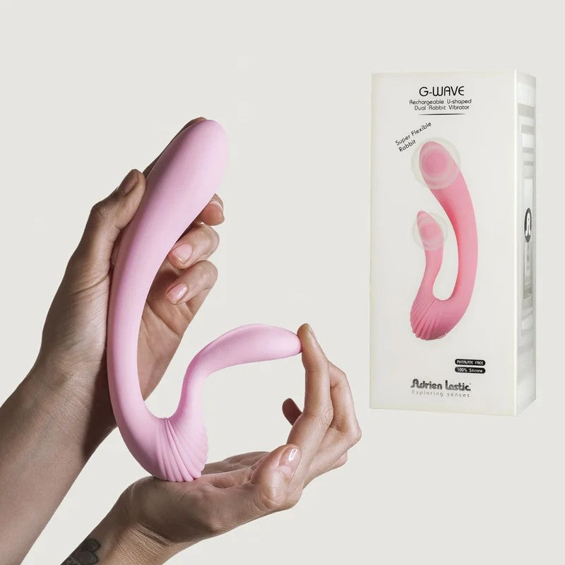 AdrienLastic–G-WaveDualMotorRabbitVibrator(Pink)