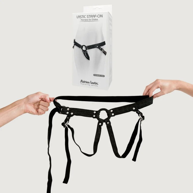 AdrienLastic–LasticStrapOnHarness(BlackDenim)
